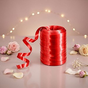 Fitilho Decorativo - Vermelho - 50m - 1 unidade - Rizzo