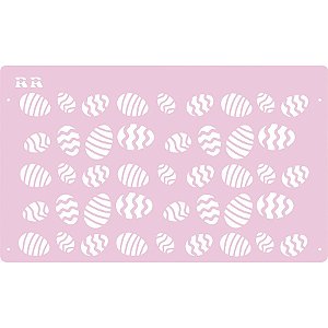 Stencil Fundo Ovos de Páscoa - Ref. 3021 - 1 unidade - RR CORTADORES - Rizzo