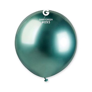 Balão de Festa Látex Shiny - Verde #093 - 25 unidades - Gemar - Rizzo