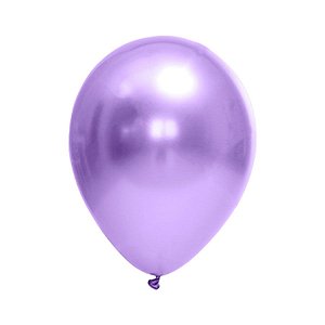 Balão de Festa Látex Chrome - Violeta - FestBall - Rizzo