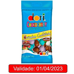 Ovinhos de Chocolate Coloridos 80g - 1 unidade - Dori - Rizzo