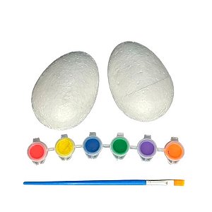 Enfeite Decorativo - 2 Ovos para Colorir  - 2 unidades - Artlille - Rizzo