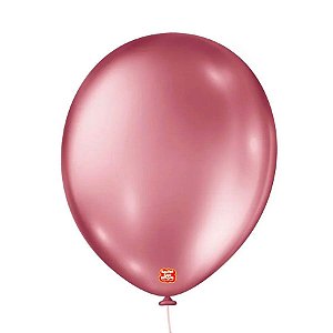 Balão de Festa Metallic - Rosa - Balões São Roque - Rizzo Balões