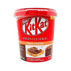 Pasta Cremosa Kit Kat Profissional 1 kg - 01 unidade - Nestlé - Rizzo Confeitaria