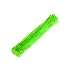 Haste de Chenille 30 cm Verde  - 100 unidades - Artlille