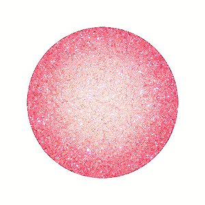 Balão Bubble Transparente com Glitter Rosa - 11" 26cm - 1 unidade - PartiuFesta - Rizzo
