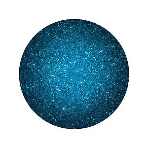 Balão Bubble Transparente com Glitter Azul - 11" 26cm - 1 unidade - PartiuFesta - Rizzo