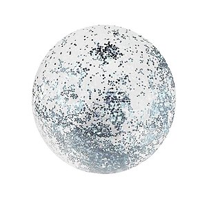 Balão Bubble Transparente com Confete Hexagonal Holográfico - 11" 26cm - 1 unidade - PartiuFesta - Rizzo