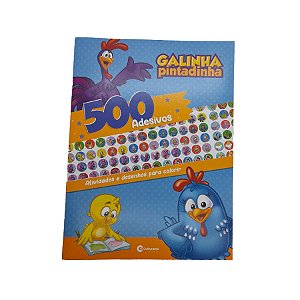 Livro 500 Adesivos Galinha Pintadinha - 1 unidade - Culturama - Rizzo