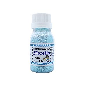 Pó para Decoração - Brilho Azul - Morello - 10g - Rizzo Confeitaria