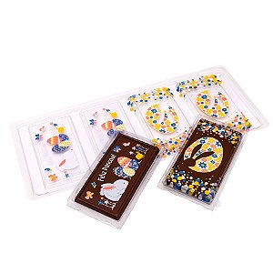 Blister Decorado com Transfer para Chocolate - Tablete - Páscoa - BLP0154 - 1 Unidade - Stalden - Rizzo