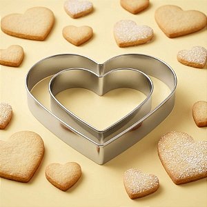 Kit Cortador Coração 1 G - Ref. 620 - 2 unidades - RR Cortadores - Rizzo