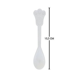 Colheres Decorativas de Páscoa - Cristal - 15,5cm - 12 unidades - Festplastik - Rizzo