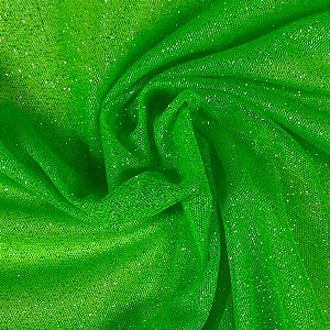 Tule Metalico - Verde Limão - 48cm x 10m - 1 unidade - Regina - Rizzo