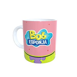 Caneca de Porcelana Patrick Estrela - 1 unidade - Rizzo