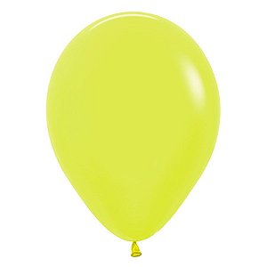 Balão de Festa Latéx Neon - Amarelo (Cor:220) -  Sempertex - Rizzo