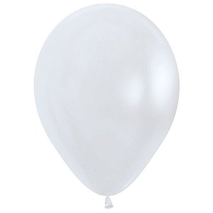 Balão de Festa Latéx Satin - Branco (Cor:405) -  Sempertex - Rizzo