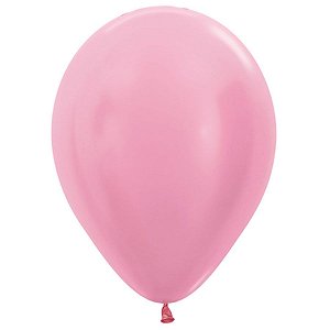 Balão de Festa Latéx Satin - Rosa (Cor:409) -  Sempertex - Rizzo