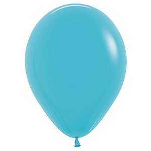 Balão de Festa Latéx Fashion - Azul Caribe (Cor:038) -  Sempertex - Rizzo