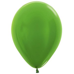 Balão de Festa Latéx Metal - Verde Lima (Cor:531) -  Sempertex - Rizzo