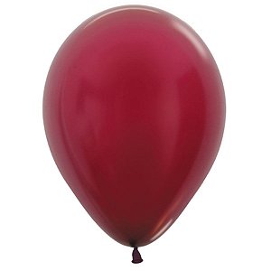 Balão de Festa Latéx Metal - Bordô (Cor:518) -  Sempertex - Rizzo