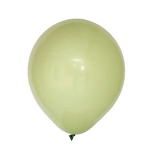 Balão de Festa Redondo Profissional Látex Liso - Salvia -  unidades - Art-Látex - Rizzo