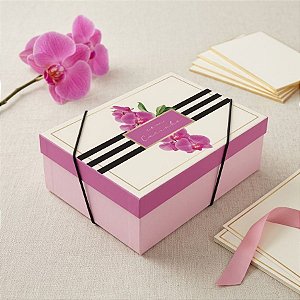 Caixa Retângular com Tampa - Celine - 1 unidade - Cromus - Rizzo