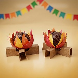 Forminha para Doces - Fogueira - 12 unidades - Cromus - Rizzo