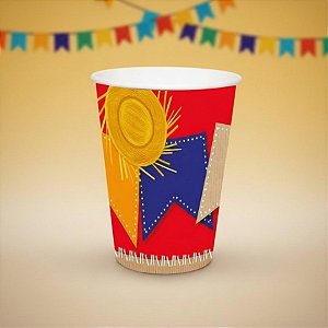 Copo de Papel 240ml - Festança - 8 unidades - Cromus - Rizzo