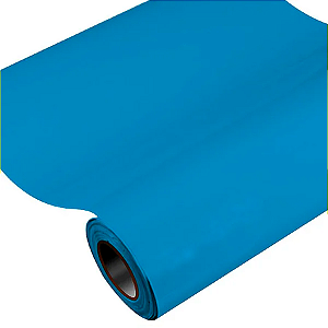 Vinil Adesivo 1m x 30cm - Azul Neon - 01 Unidade - Rizzo Embalagens