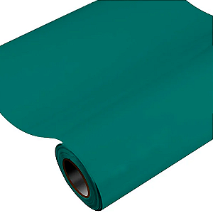 Vinil Adesivo 1m x 30cm - Verde Petróleo - 01 Unidade - Vinil - Rizzo Embalagens
