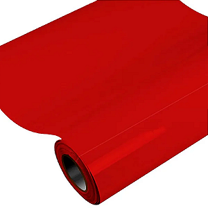 Vinil Adesivo Metálico 60cm x 30cm - Vermelho - 01 Unidade - Vinil - Rizzo Embalagens