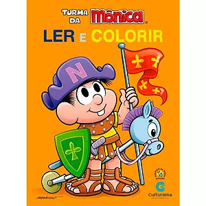 Livro Para Ler e Colorir - Turma da Monica - 1 unidade - Culturama - Rizzo