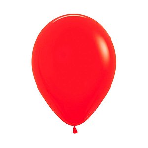 Balão de Festa Latéx Fashion - Vermelho (Cor:015)  -  unidades - Sempertex - Rizzo
