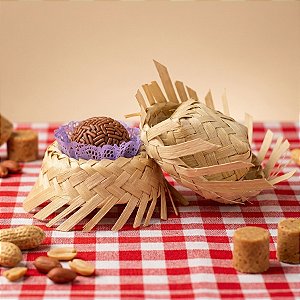 Forminha para Doces - Mini Chapéu de Palha - 100 unidades -  Rizzo