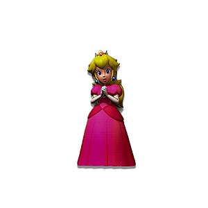 Personagem MDF Peach - Contém 1 unidade unidades - Rizzo