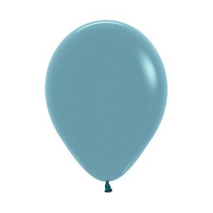 Balão de Festa Latéx Pastel Dusk - Azul (Cor:140)  - Sempertex - Rizzo