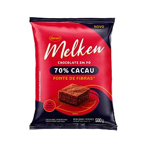 Chocolate em Pó Melken 70% Cacau - 500g - 1 unidade - Harald - Rizzo