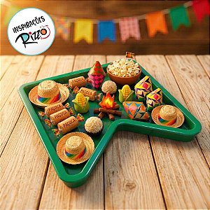 Bandeja Decorativa - Bandeira Verde - 1 unidade - Rizzo