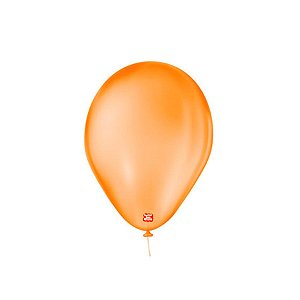 Balão de Festa Látex Cristal - Laranja Tangerina - Balões São Roque - Rizzo