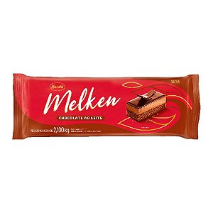 Chocolate em Barra Ao Leite - Melken - 2,1kg - 1 unidade - Harald - Rizzo