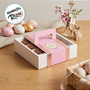 Caixa para Doces Lembrancinha Rosa - 1 unidade - Cromus - Rizzo