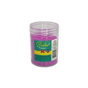 Glitter para Balões Brilho Poliéster 100 g - Ref. 7085 - Lilás Neon - 1 unidade - Rizzo