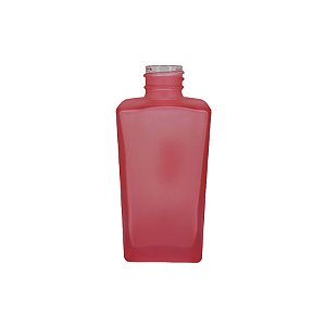 Frasco para Perfumaria de Vidro Quadrado - Square Rosa - 250ml - 1 unidade - Rizzo