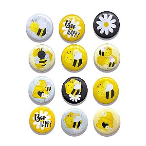 Bottom para Lembrancinha Festa Abelhinha - 12 unidades - Cromus - Rizzo