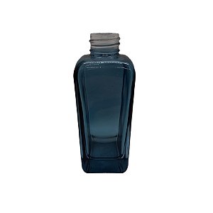 Frasco para Perfumaria de Vidro Quadrado - Zagreb Azul - 180ml - 1 unidade - Rizzo