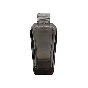 Frasco para Perfumaria de Vidro Quadrado - Zagreb Cinza - 180ml - 1 unidade - Rizzo