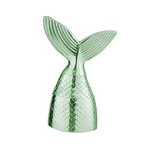 Cauda Sereia Decorativa - Verde Metalizado - 1 unidade - Rizzo