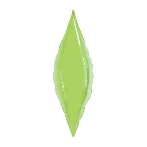 Balão de Festa Microfoil 13" 33cm - Taper Lime Green Plain - 1 unidade - Qualatex Outlet - Rizzo