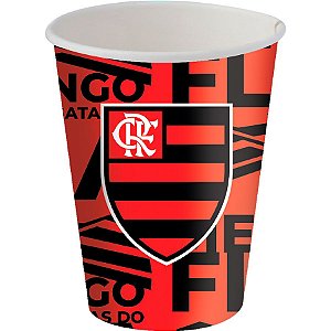Copo de Papel 200ml Festa - Flamengo - 8 unidades - Festcolor - Rizzo